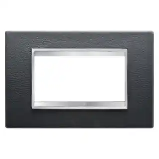 Meilleure Vente Plaque Lux 4p Cuir Noir