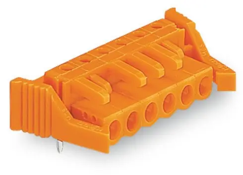 Connecteur femelle tht 0.6 x 1.0 mm solder pin coudé, orange Acheter Direct