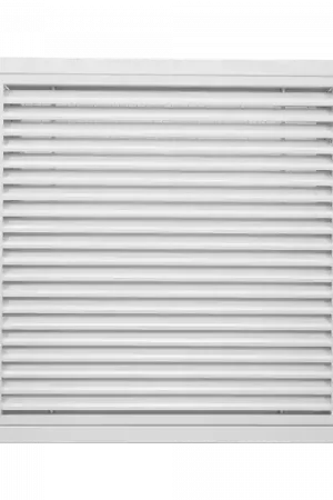 Dernier Modèle Grille de reprise intérieur + filtre, alu blanc, d 600 x 500 mm (graixpf b 600x500)