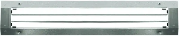 Grille de soufflage/reprise pour conduits cms, d 315 à 710 mm, l.400 mm (grc 400x125) Meilleure Vente