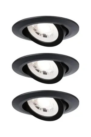 Acheter Direct Kit encastré 3-stepdim orienta. led 3x6w 3000k 230v noir mat/plastique