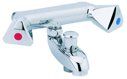Mélangeur inverseur bain/douche ecartement 80 mm 3 pans abs Prix Cassé